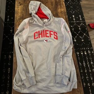 Grey Nike Dri-Fit Kansas City Chiefs Sweatshirt